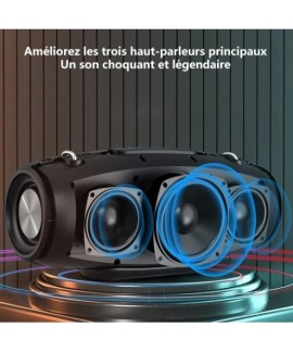 Haut-parleur Bluetooth Zealot S67 portable avec bandoulière