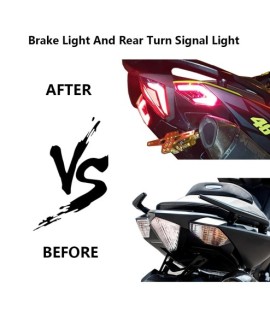 Clignotants LED pour Yamaha T-max 530, enquêter de Frein Avant et Arrière, 2012-2016, Tmax530 2013 2014