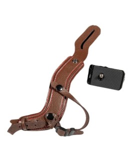 Dragonne en cuir portable pour appareil photo reflex numérique, ceinture de poignée pour appareil photo reflex numérique, access