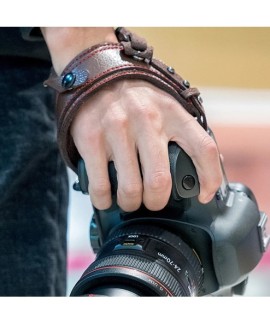 Dragonne en cuir portable pour appareil photo reflex numérique, ceinture de poignée pour appareil photo reflex numérique, access