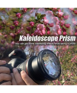 Prisme kaléidoscope 77mm, filtre en verre pour appareil photo, nombre Variable de sujets, accessoires de photographie SLR, filtr