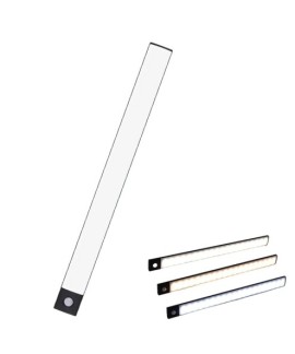 Veilleuse LED Sans Fil avec Détecteur de Mouvement USB - Éclairage Automatique pour Armoire et Cuisine