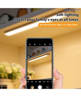 Veilleuse LED Sans Fil avec Détecteur de Mouvement USB - Éclairage Automatique pour Armoire et Cuisine