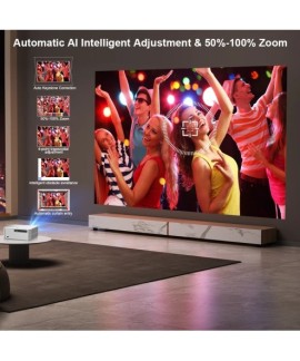 PROGAGA Full HD 1080P projecteur 4k PG610W Android WiFi mise au point automatique PG610 projecteur Portable PK DLP Home cinéma f
